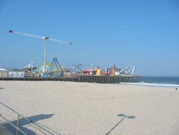 a view of the beach